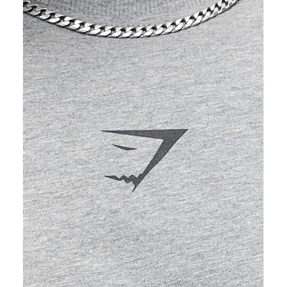 Gymshark Power T shirT Charcoal Core Marl Black A2c9e Gdhc