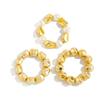 3 Pcs/Set Fashion Irregular Beaded Bracelets Resin Bohemian Style Hand Chain Bangle Women