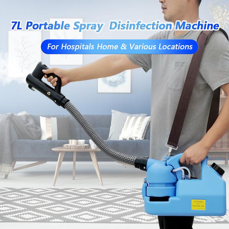 7L Electric Cold Fogging Machine Portable Fogger ULV Ultra Low Capacity Knapsack Electric Sprayer Disinfection Machine