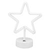 LED Desk Lamp USB Five Pointed Star Warm Light Neon Sign Bedroom Bar Holiday Decoration Light