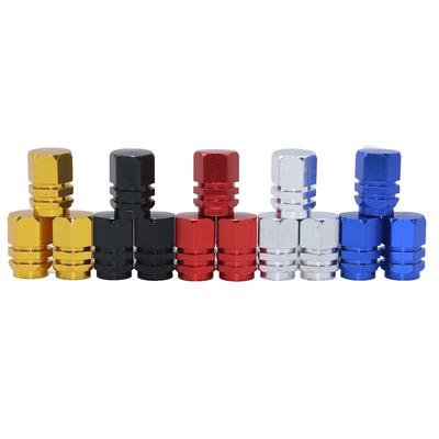 Lot de 4 capuchons de roue de voiture antivol en aluminium pour pneus de voiture, valves, tiges de pneu, bouchons de valve d'air, couverture de voiture, camion, moto