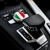 2 sets Italy Flag Three-color Sticker Strip Italian Decal Decor Set Vinyl Badge Bright Color Universal Sticker Auto Styling Accessories