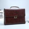 Men's Business Handbag Password Lock Briefcase Rero Portfolio Attache Case Large Capacity Office Computer Bag