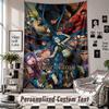 Custom Tapestry Wall Hanging, Arcane Personalized Name Text Home Wall Decor
