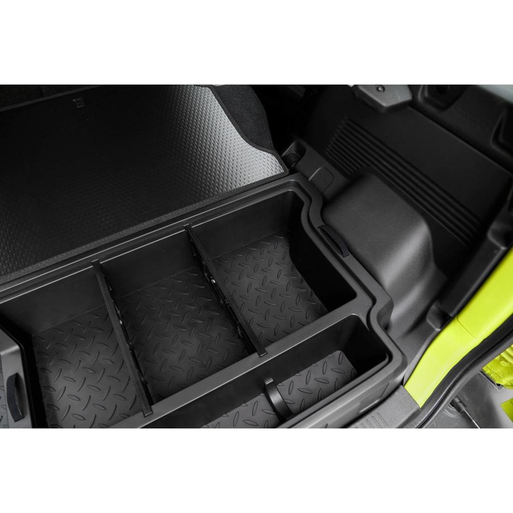 Scatola portaoggetti per bagagliaio Jimny 2023+ 5 Porte con Divisorio Rimovibile
