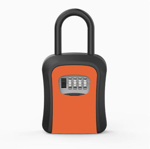 All-metal Padlock Waterproof Safe Key Box 4-Digit Key Boxes Lock Safe Security Storage Lock Box