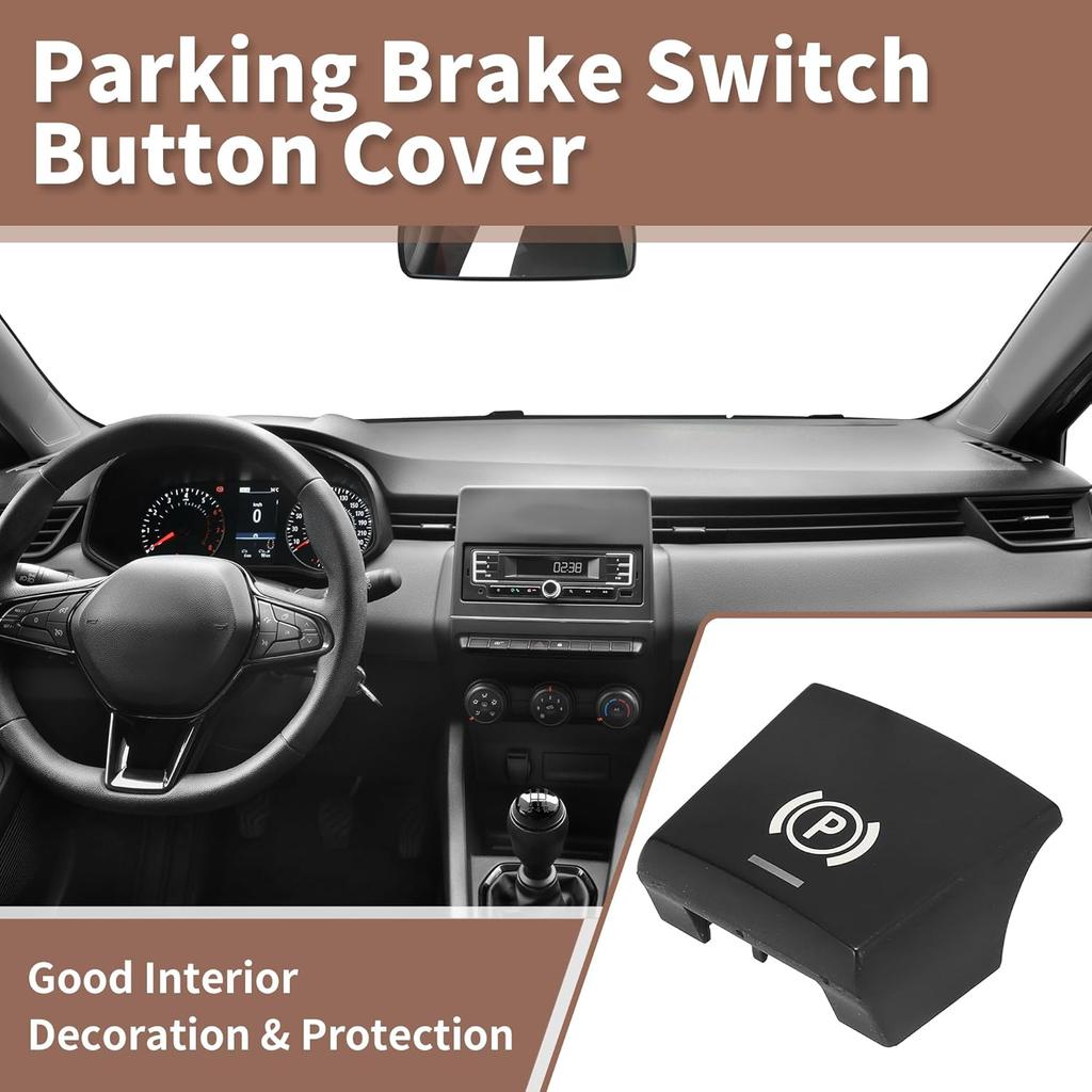 Kurzfuß Elektronischer Parkbremsschalter Knopf P Knopf Abdeckung für BMW 5 6 Serie X2 X4 X5 X6 F07 F10 F12 F16 F25 F26 2015-2019 Innenraum Konsole