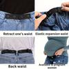 Unsichtbare Jeansgürtelschnalle Elastische Damengürtelschnalle Verlängerung Elastische Dehnung Verstellbare Schnalle Elastischer Herren Lazy Belt