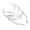 Harley Big Glide Modified Heat Shield Engine Side Panels