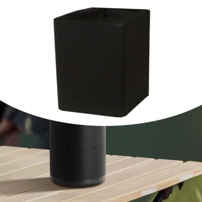 Cubierta de Altavoz Audio Antiarañazos Accesorios Exteriores Diseño con Cordón Negro
