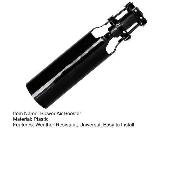 Leaf Blower Air Booster with 2 Straps Faster Outdoor Yard Cleanup Lawn Care Leaf Blower Airflow Amplifier Universal Leaf Blower Nozzle Attachment