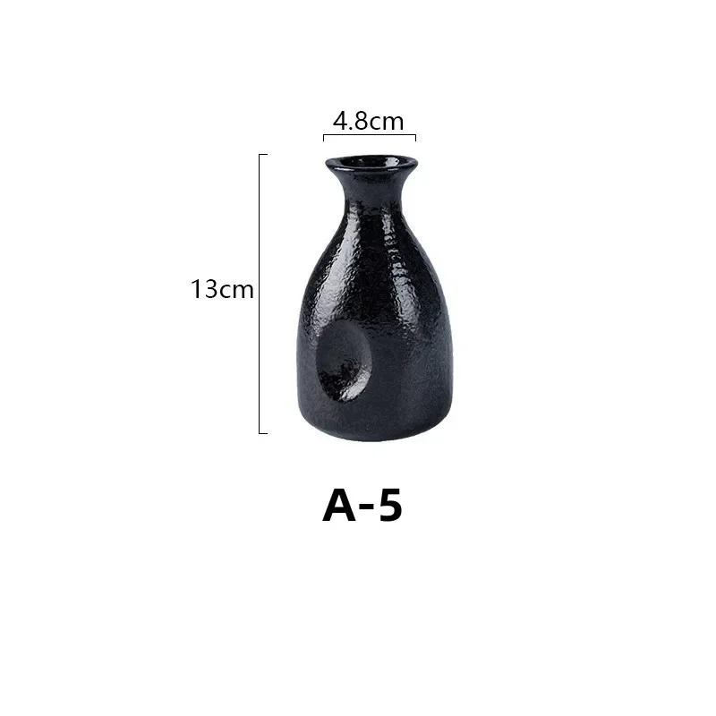 Japanese Sake Kettle Household Ceramic Baijiu Dispenser Baijiu Bottle Wine Cup Bar Restaurant Drinking Supplies Accessories