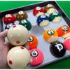 32mm Kinder Amerikanische Poolbälle Kunststoff Farbig 8-Ball Billardkugeln Kindersicheres Set für Zuhause Indoor Tischbillard Zubehör