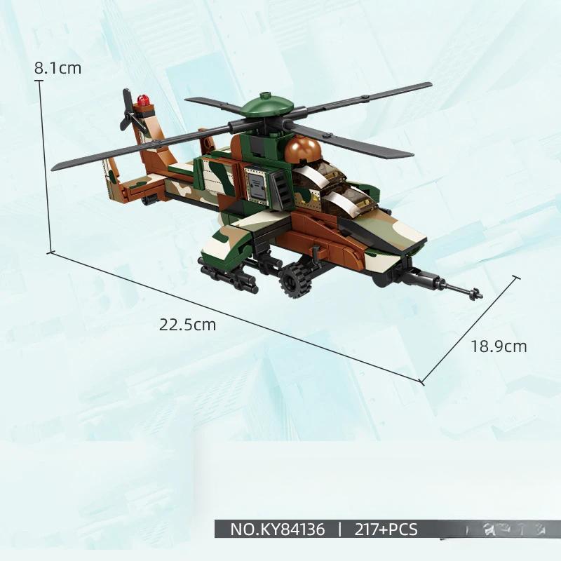 

Вертолетные наборы AH-64 Боевые вертолеты Mi-28 Havoc Eurocopter Tiger Строительные блоки Военный армейский истребитель Hind Транспортный городской военный