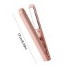 Portable USB Curling Iron Heats Up Fast Mini Dual Purpose Hair Straighteners Portable Hair Curler Flat Iron for Short Hair