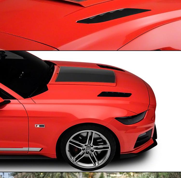 Carbon Fiber Hood Panel for 15-17 Ford Mustang Roush Modification