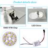 Dimmable LED Downlights 3W 5W 7W 9W 12W 15W AC85-265V Square Silver Black White LED Ceiling Down Lamp Indoor Lighting With Drive