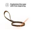 6.5 inch Hand-Made Genuine Leather Cowhide Pet Dog Leashes Accessories Collars Harnesses Leads Supplies Double-End Ventilate