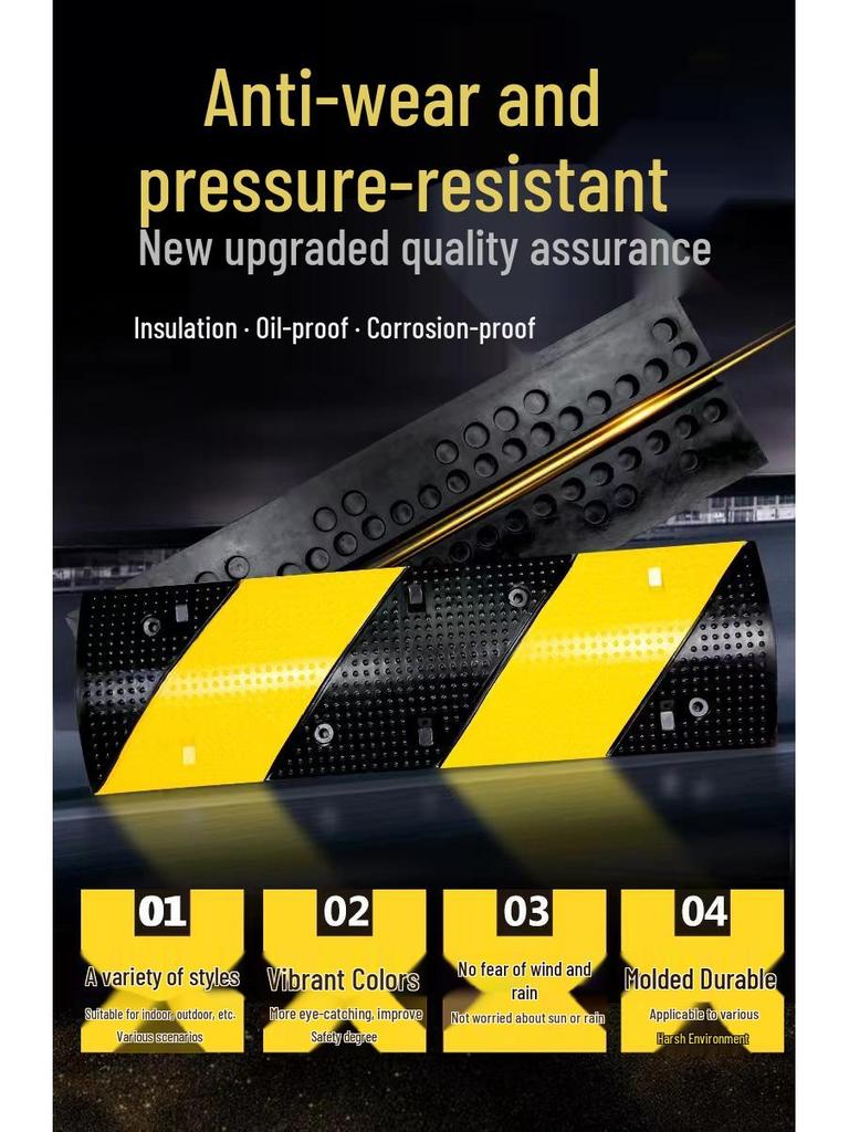 PVC Cable Protector: Outdoor Stage Floor, Anti-Pressure, Road/Truck Trench, Speed Bump