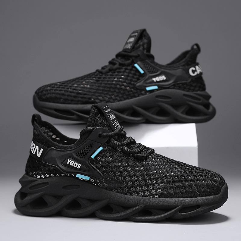 

ins fly-woven shoes summer new student sports shoes men s shoes running casual shoes M 44