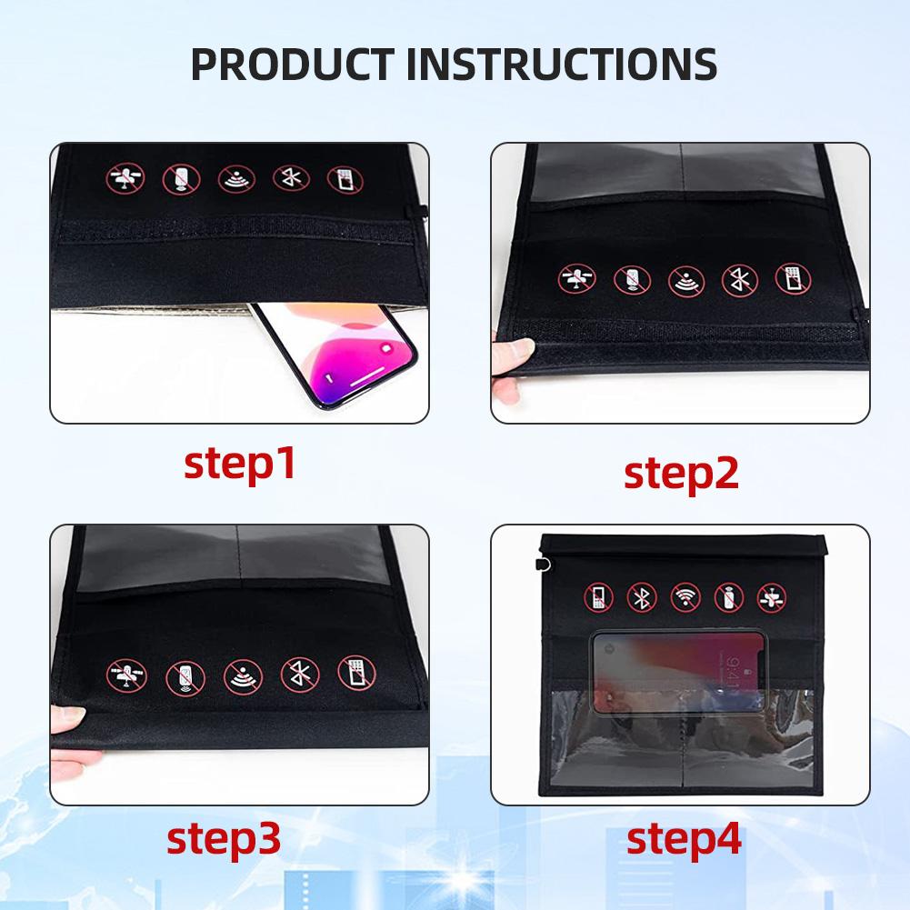 Taška na blokování signálu Mobilní telefon Taška na stínění proti radiačnímu signálu Pouzdro na klíč do auta s ochranou proti záření Faradayova klec