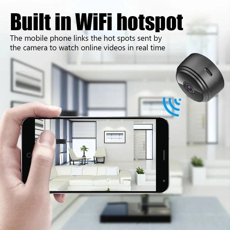 A9 Mini Camera Wireless WiFi Camera Remote Monitor Smart Home Camcorders Video Surveillance Monitoring Security Protection