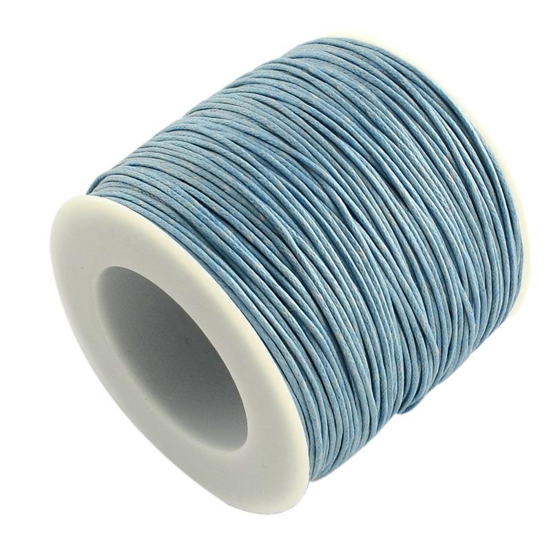 Wenwan Korean Wax Thread Leather Cord for DIY Bracelet and Necklace Crafting