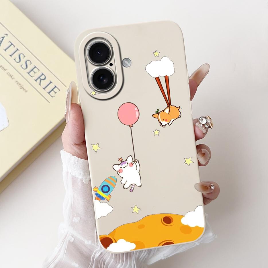 For Apple iPhone 17 Pro Max Case 2025 New Fashion Cartoon Cover Soft Silicone Phone Case For iPhone 17 Air iPhone17 Pro Max Bags
