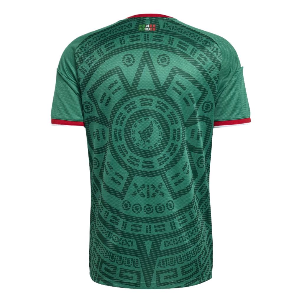adidas Mexico 26 Home Jersey Asia Sizing 'Bold Green' Men's JL8580