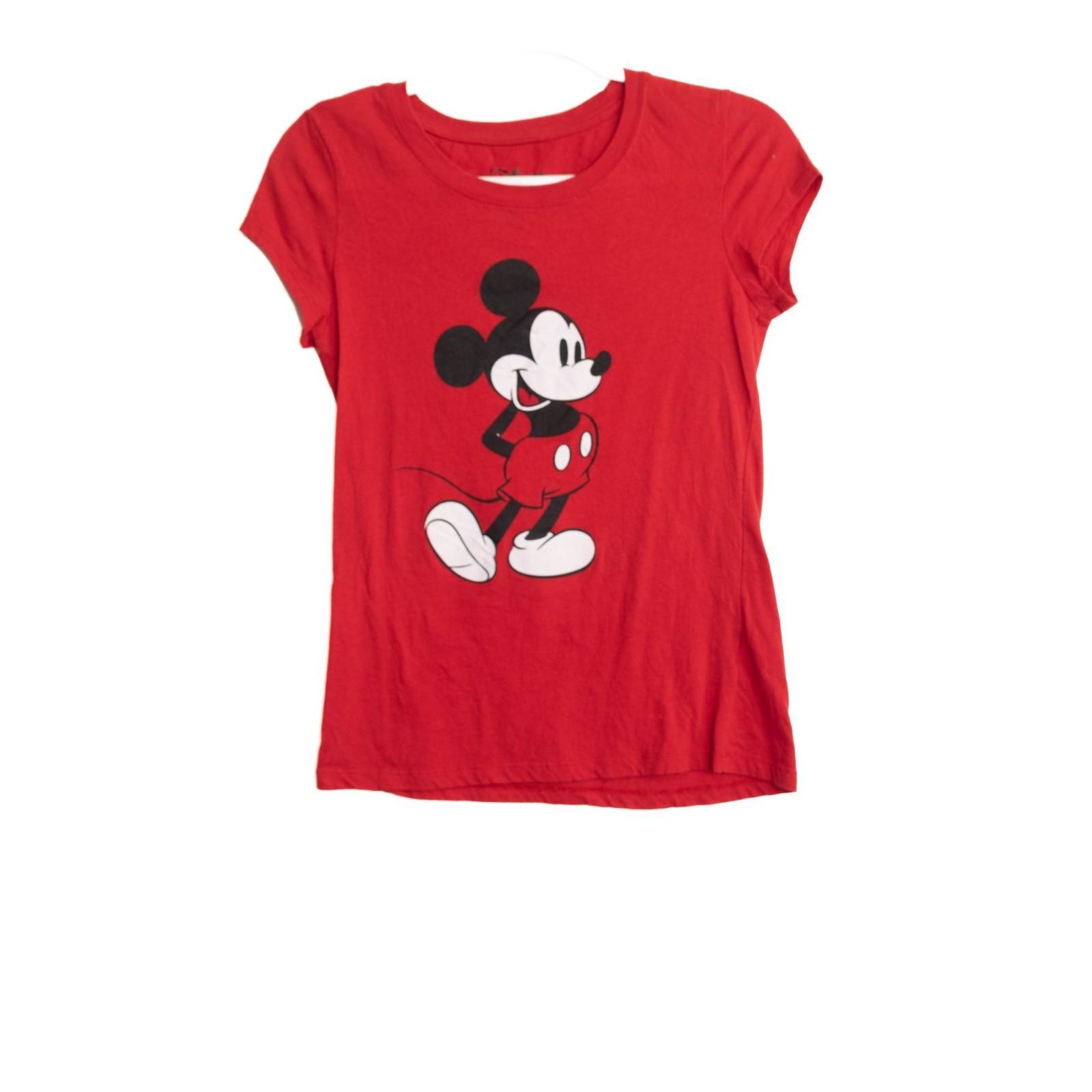 Disney Mickey Mouse Size L Red T-Shirt L