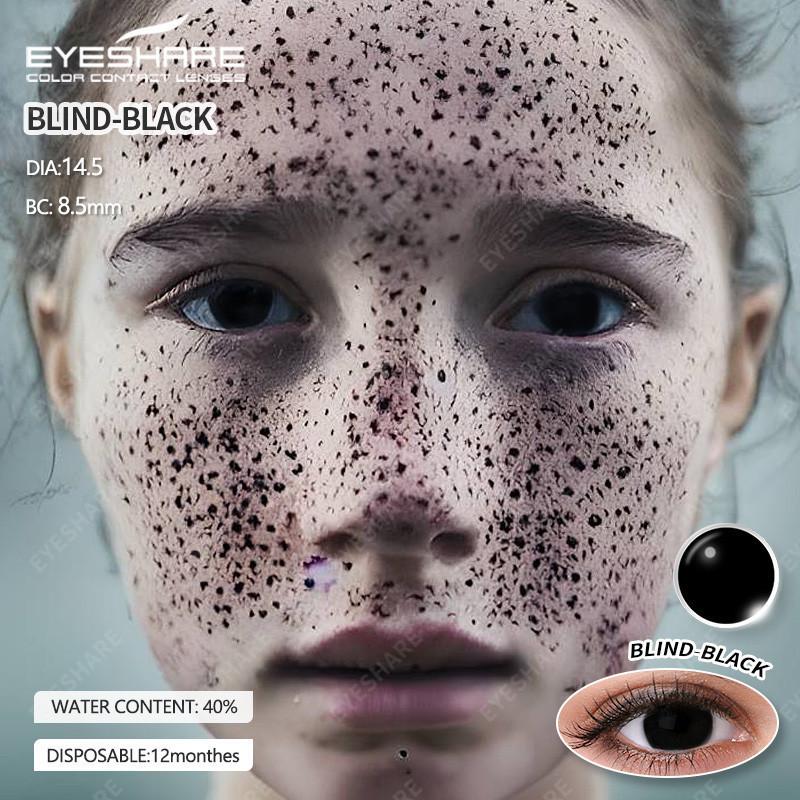 Eyeshare 1 paire de lentilles de contact Cosplay pour les yeux, lentilles multicolores Halloween, accessoires Anime, lentilles de couleur