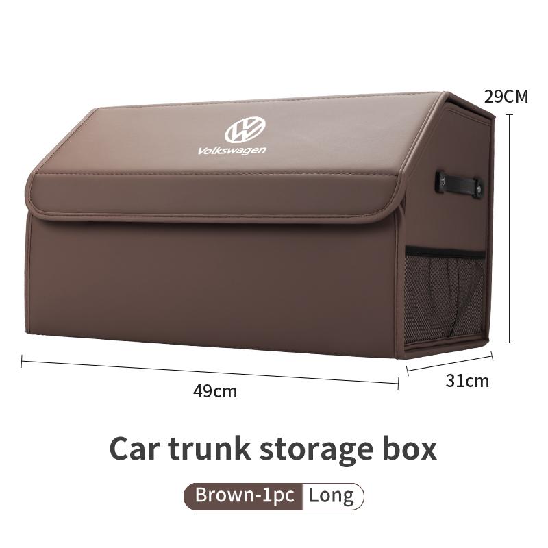 

2026 Hot For Volkswagen VW Car Trunk Organizer Box Tailbox Stowing Tidying Storage Bag For Volkswagen VW Passat Golf Tiguan Polo