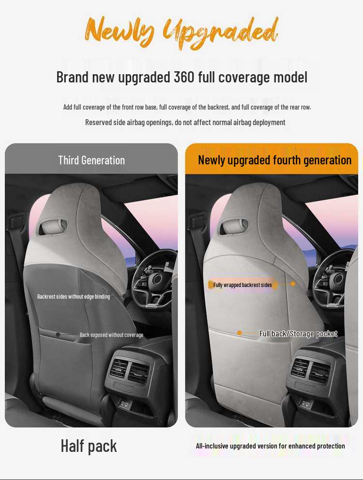 BYD Breathable, Wear-resistant Ramses Qin Plus Seat Cover for Four Seasons - EV/DMI Special Cushion.
