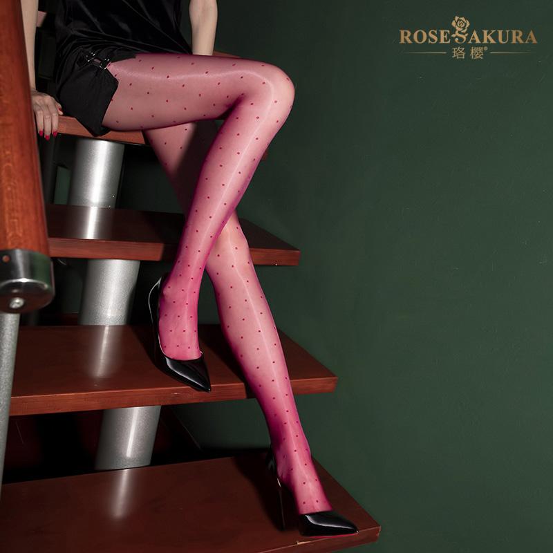

New Aurora Sexy Oil Shiny Stockings Women High Elastic See Through Crotchless Pantyhose Multicolor Clubwear Seamless Tights One Size