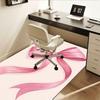 Pink Bow Theme Office Carpet Chair Mat Large Size, Non Slip Desk Pad for Home Decor, Sofa Rug, Office Use, Gift Idea for Any Room