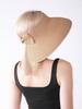 Women Wide Brim Straw Sun Visor Hat UPF UV Protection Packable Foldable Beach Travel Hat