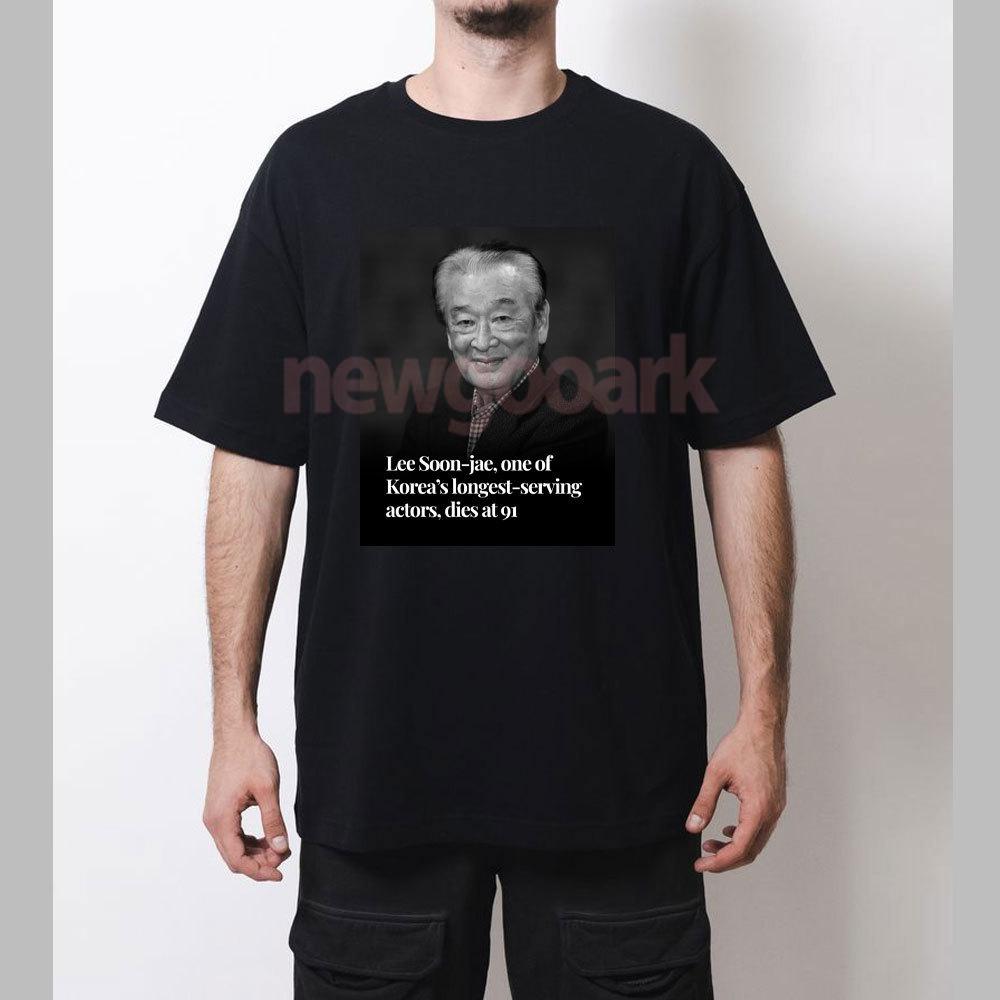 

RIP Veteran Actor Lee Soon Jae Passes Away At 91 Graphic T Shirts Lee Soon Jae 19352025 Tshirt Thanks for The Memory Shirt 4XL