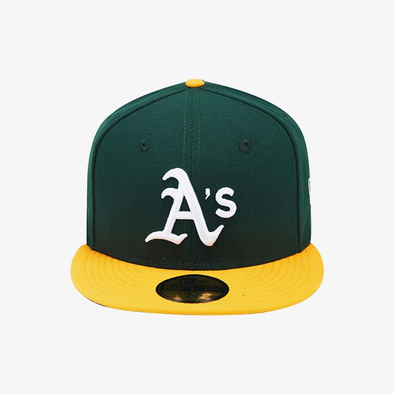 New Era Mlb Authentic Oakland Athletics Home Dark Green / A-Gold 70361054
