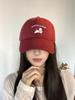 Unisex Casual Baseball Cap With Delightful Embroidered Dog Pattern For Spring
