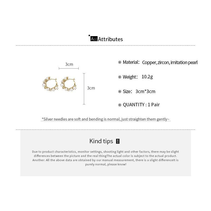 Meier Pearl earrings, bracelet, and necklace: exquisite and elegant niche jewelry set