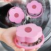 Washing Machine Pet Fur Catcher Reusable Flower Shaped Floating Lint Filter Mesh Bag Hair Filter for Dog Cat Fur Hair Collector