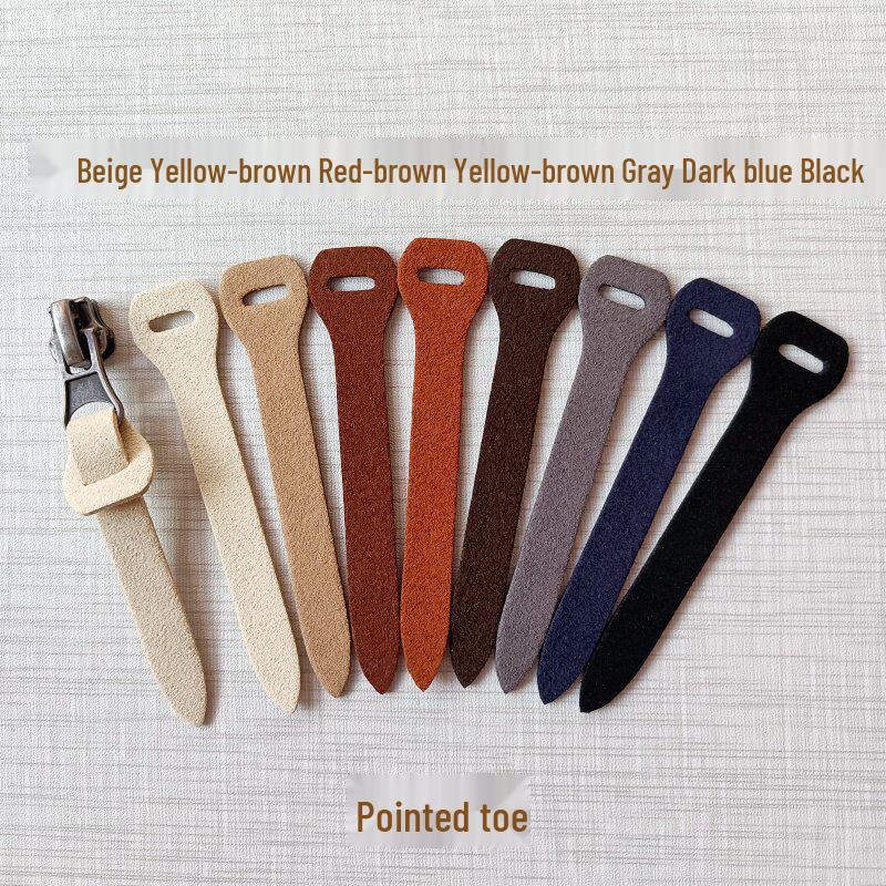 Double-Sided Black Velour Zipper Pull Cord Replacement