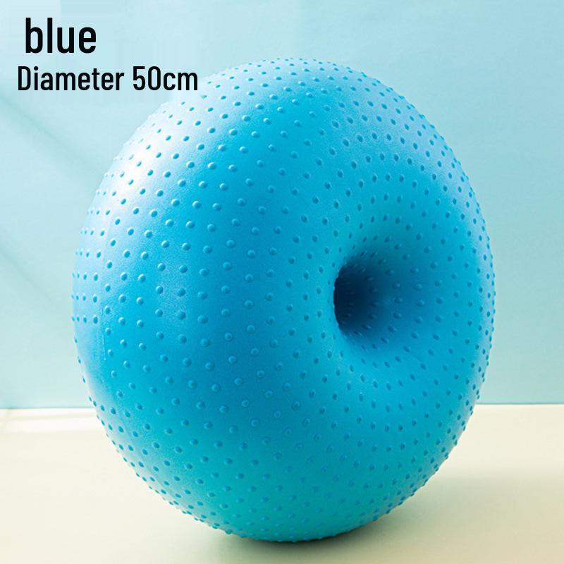 Explosion-Proof Inflatable Peanut Ball for Yoga, Fitness, and Rehabilitation