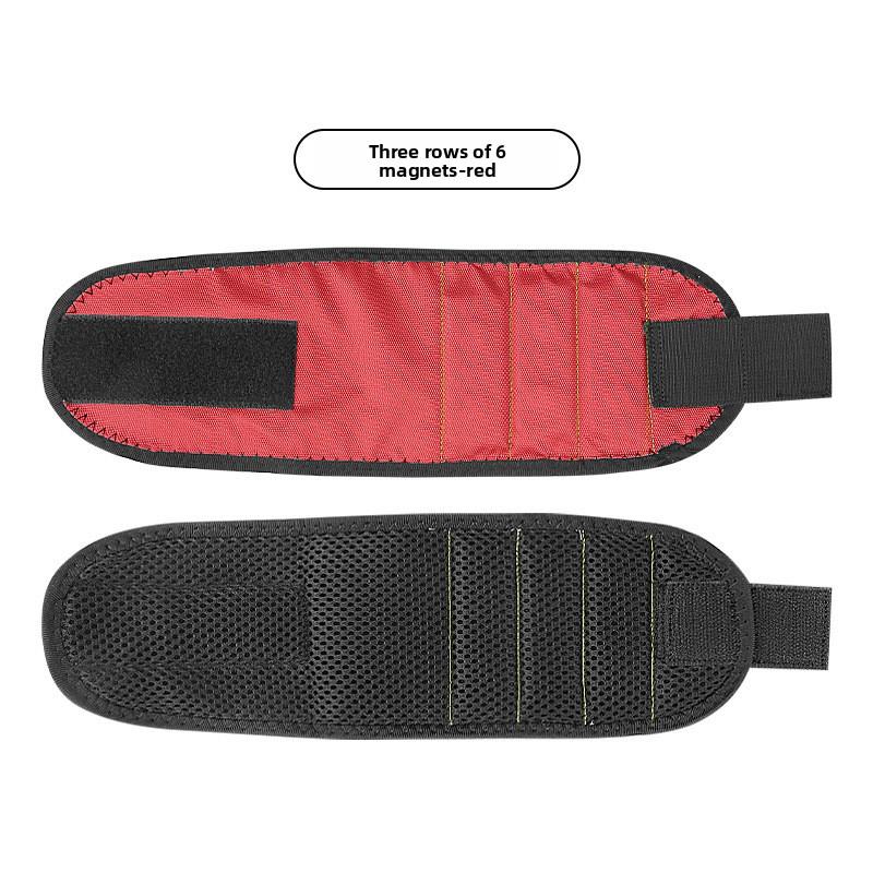 Magnetic Wrist Strap for Electrical Work with Strong Magnet Pickup and Screw Adsorption Tool for Easy Access