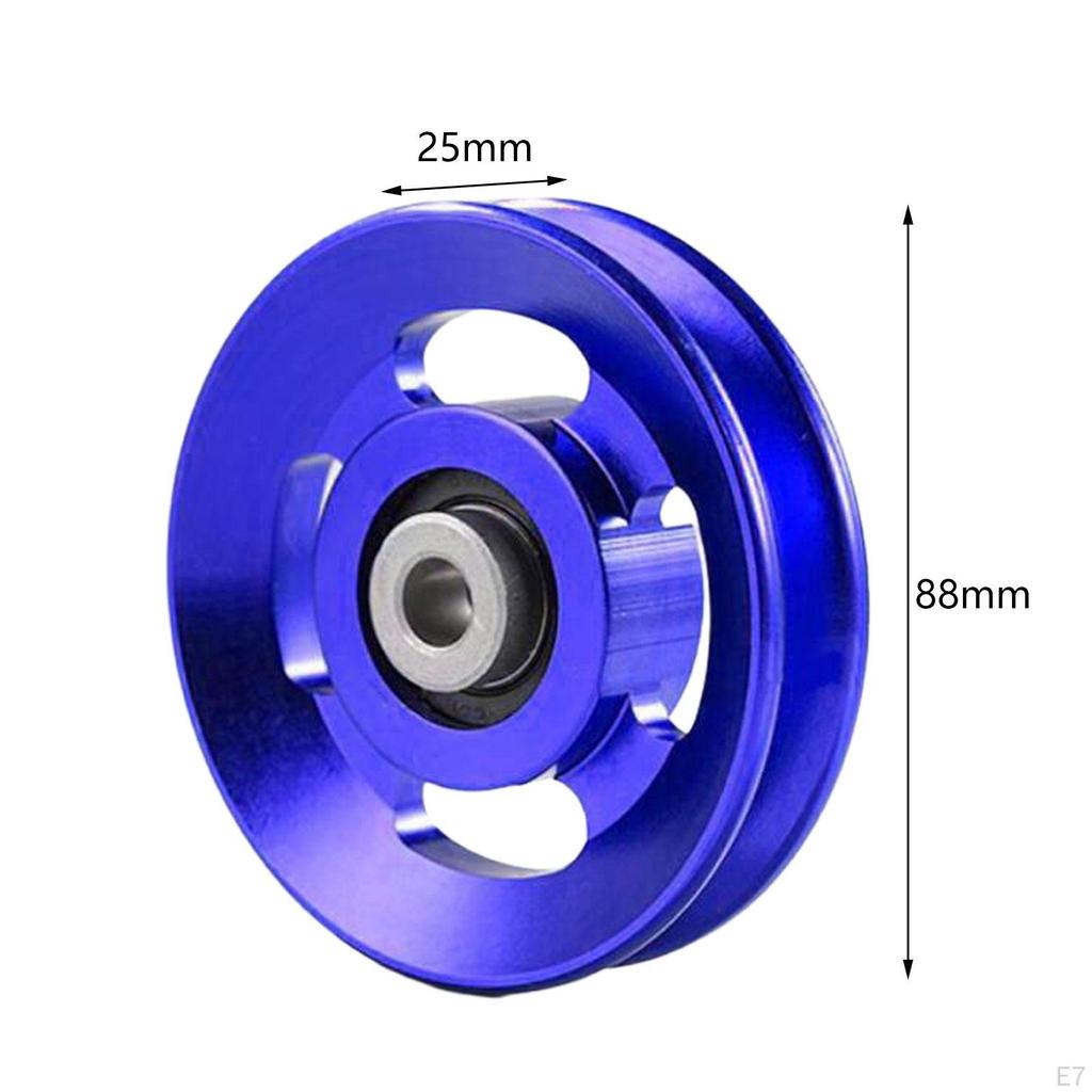 Aluminium Alloy Bearing Pulley Wheel, Durable Gym Cable Fitness Equipment Accessories