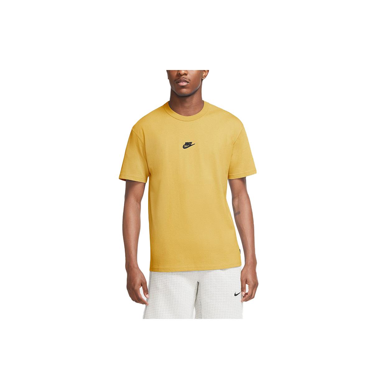 

New Nike Drop Shoulder Sleeve T Shirt Men s Yellow DB3194-700 XL