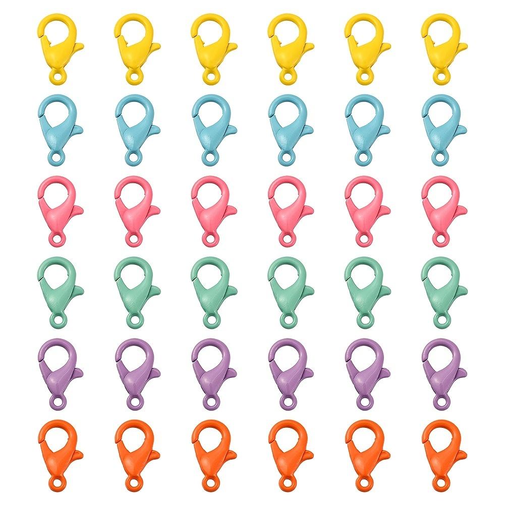 10pcs Colorful Lobster Clasp DIY Handmade Jewelry Accessories Metal Lacquer Lobster Clasp Wholesale Necklace Bracelet Connection Clasp