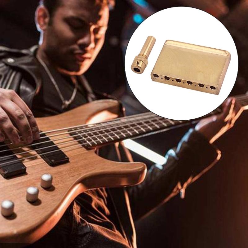 Brass Tremolo Block, Single Rock System 63mm Guitar Accessories Suitable for /SQ Guitar Tremolo Bridge Set