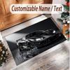 Other Similar Designs Theme Soft Crystal Velvet Rug Custom Name & Text Print Non Slip Floor Rug for Bedroom Living Room