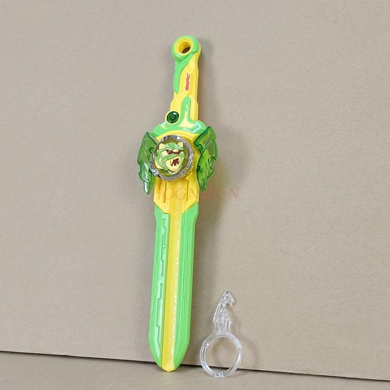 Hurricane Soul Sword Spinning Top Children'S Toy Sword Shaped Tornado Shield Double Dragon Arrow Spinning Knife
